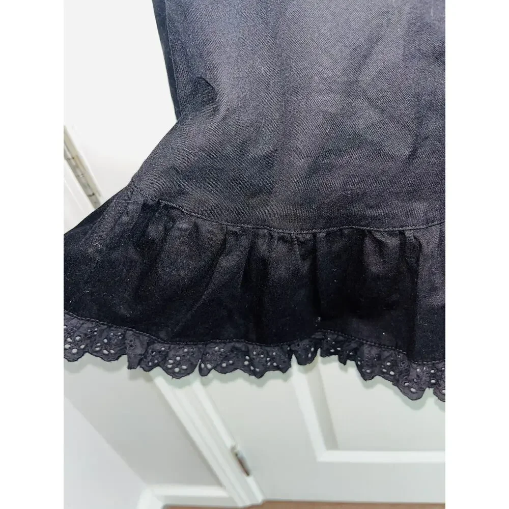 Tripp NYC Women's Steampunk Lace Bodice Dress Cold Shoulder Black Size xl